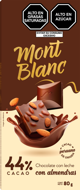 Chocolate con Almendras 44% Montblanc