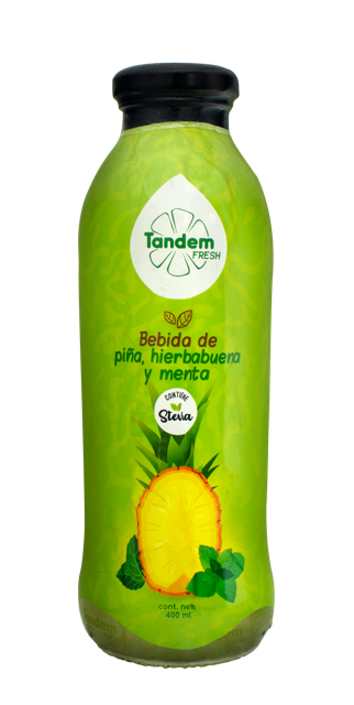 Tandem Fresh Piña, Hierbabuena y Menta