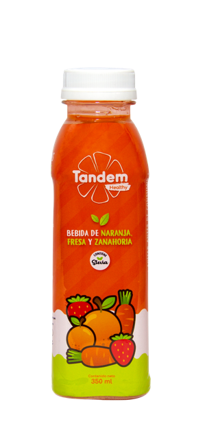 Tandem Healthy Naranja, Fresa y Zanahoria