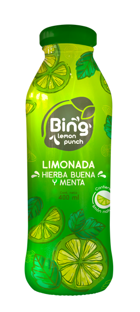 Bing Lemon Punch Hierbabuena y Menta