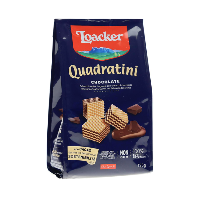 Wafer Loacker Quadratini Chocolate