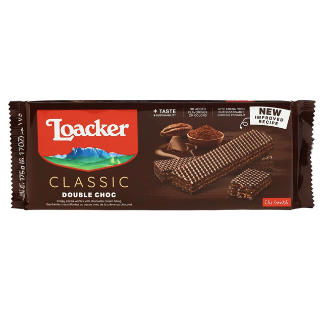 Wafer Loacker Classic Double Chocolate