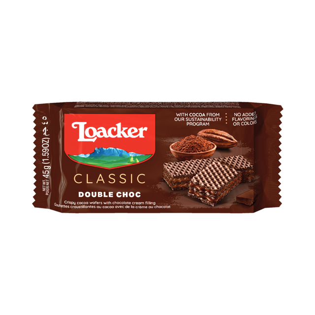 Wafer Loacker Classic Double Chocolate