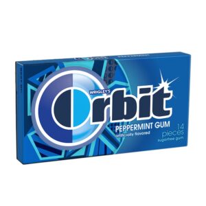 Wrigley Orbit Peppermint x 14 piezas Display x 12 Unidades