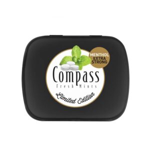 Compass Menthol Extra Strong x 14 gr. (Mentol Extra Fuerte) Display x 12 unidades