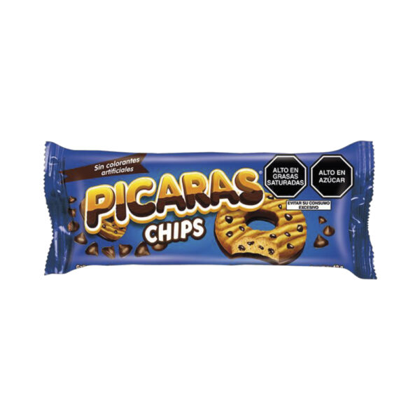 1036960 Galleta Picaras Chips x 42 gr. Caja 6 unidades